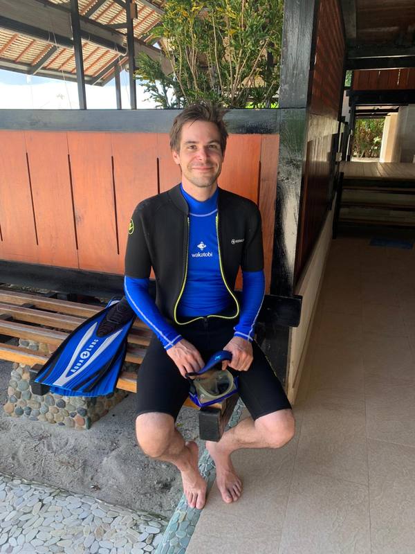 Snorkelling gear in Wakatobi